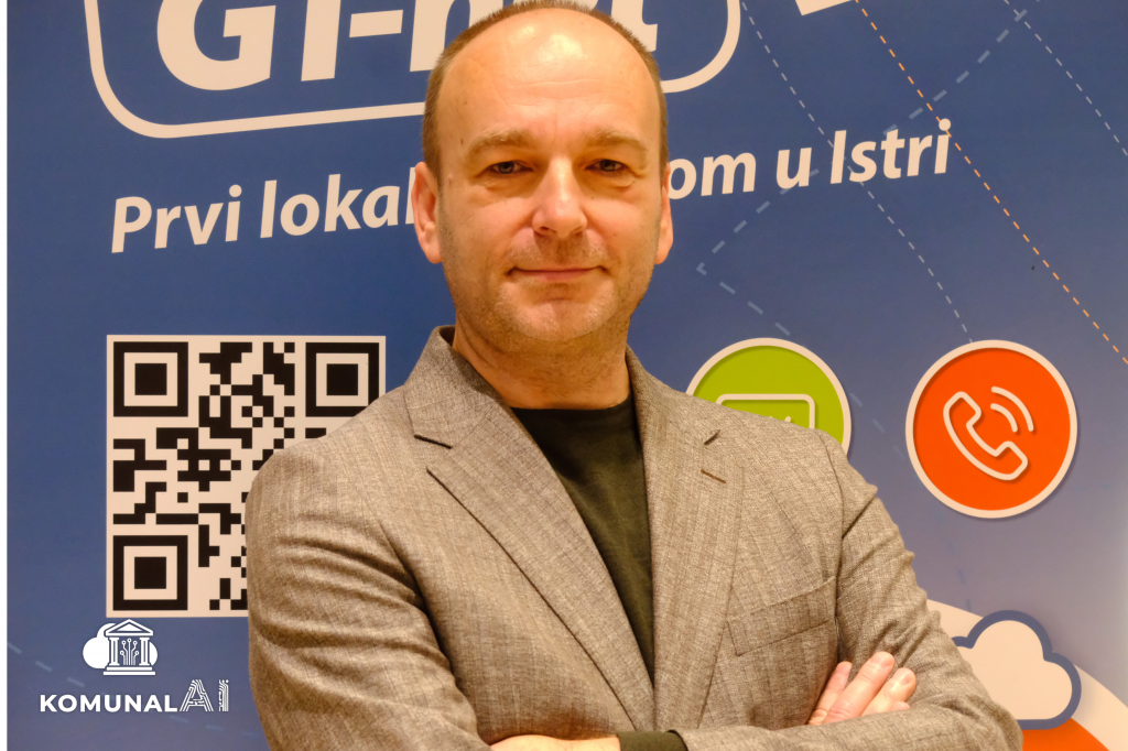 Dean Benazić, direktor GT-neta iznosi inicijative digitalizacije i primjene AI u javnim i komunalnim uslugama